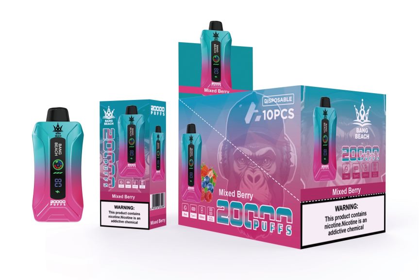 Cigarrillo Electrónico Precio Peru - Bang Beach vape elegante de la pantalla de 20000 soplos bayas mixtas 6H8JZJ5