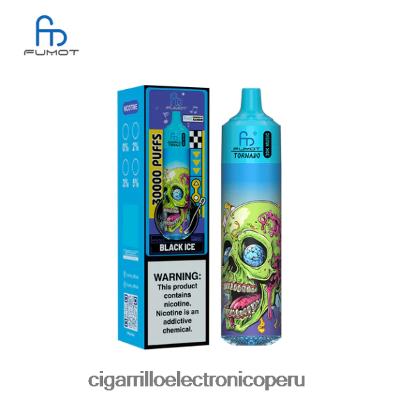 Cigarrillo Electrónico Precio - Fumot Tornado música de 30k hielo negro 8P4V602