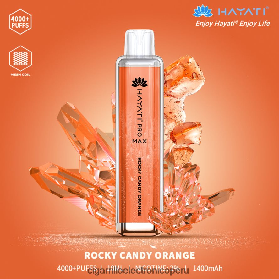 naranja caramelo rocoso