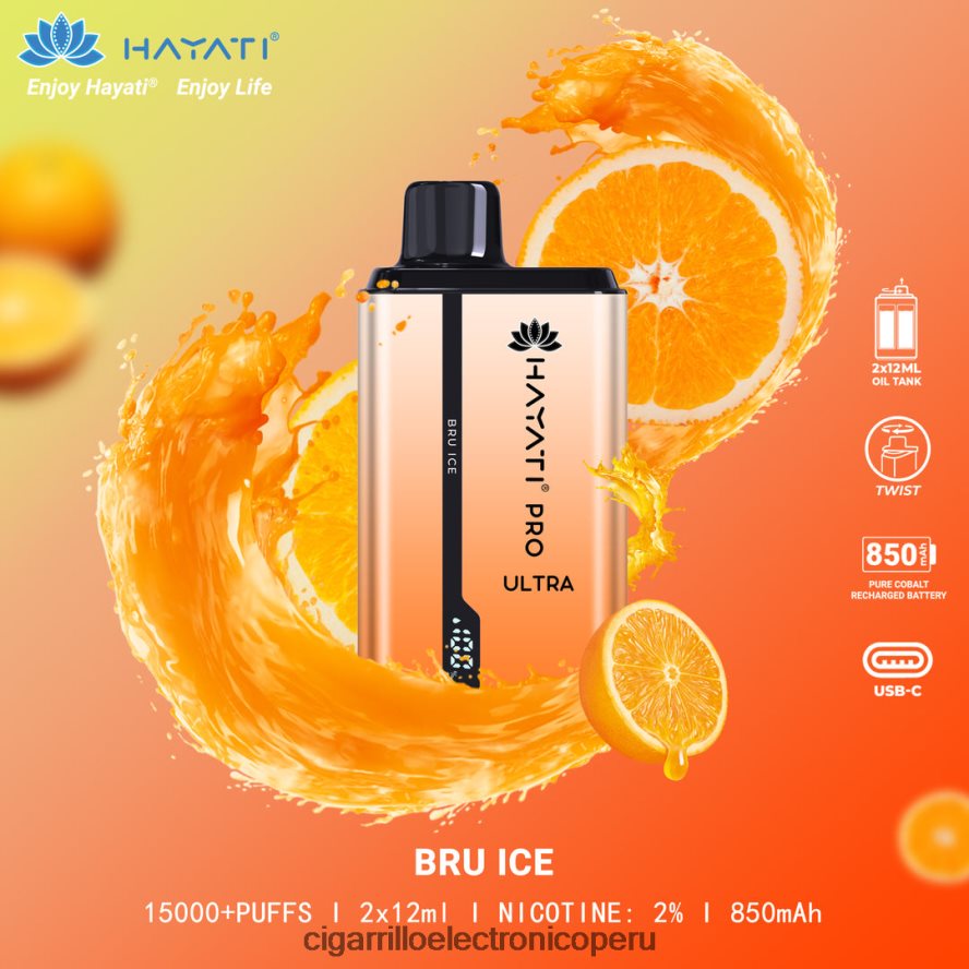 cigarrillo electrónico precio | 6H04FF203 bru hielo Hayati Pro Ultra