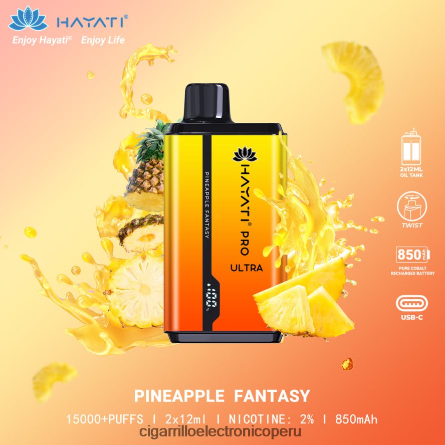 cigarrillo electrónico precio | 6H04FF213 fantasía de piña Hayati Pro Ultra