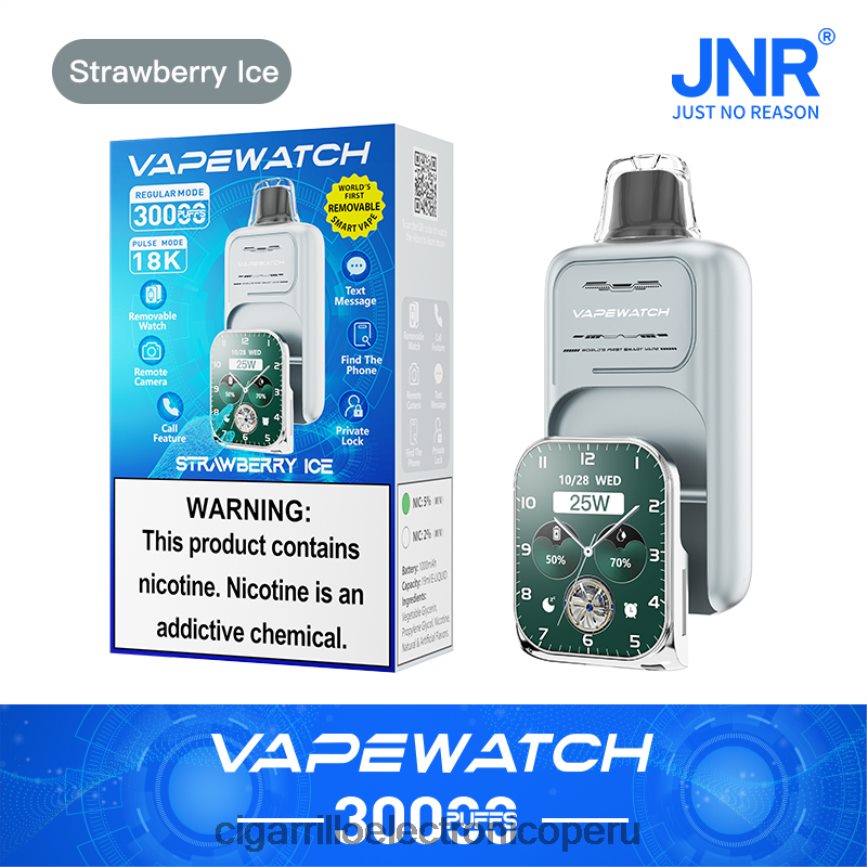 JNR reloj vapeador hielo de fresa 0BVDB810 | Cigarrillo Electrónico Lima Peru