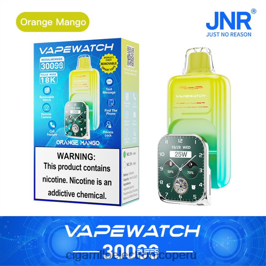 JNR reloj vapeador mango naranja 0BVDB82 | Cigarrillo Electrónico Vape