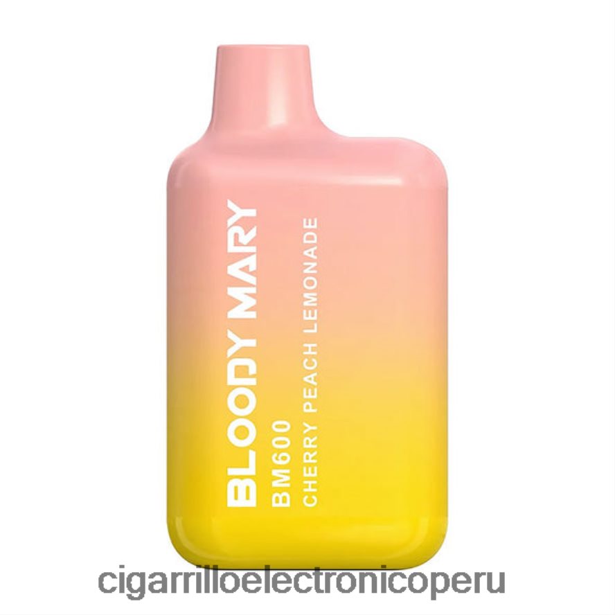 limonada de cereza y durazno