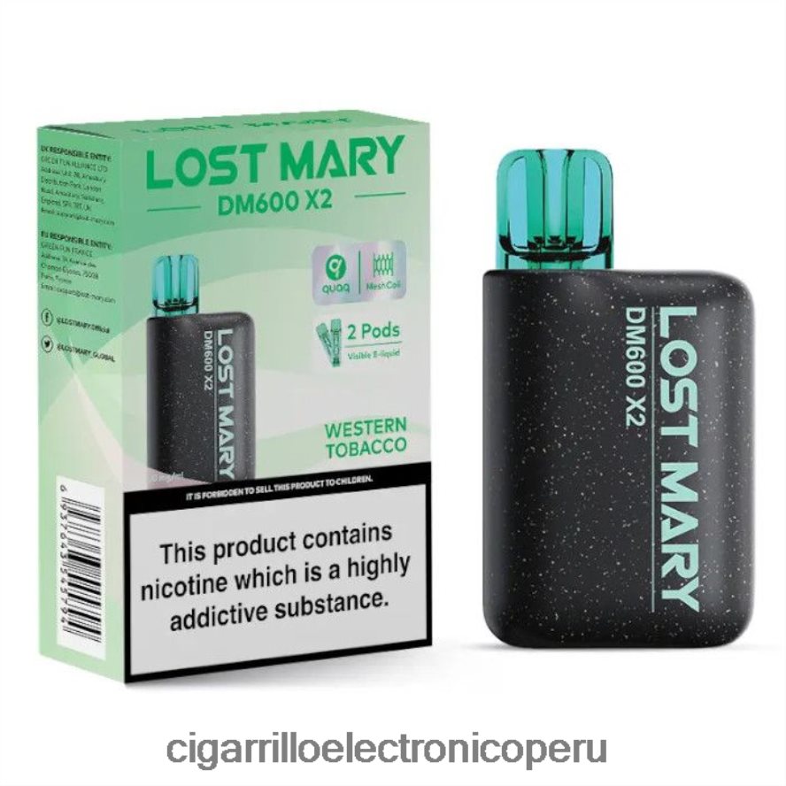 cigarrillo electrónico precio | 6H04FF483 tabaco occidental LOST MARY DM600 X2