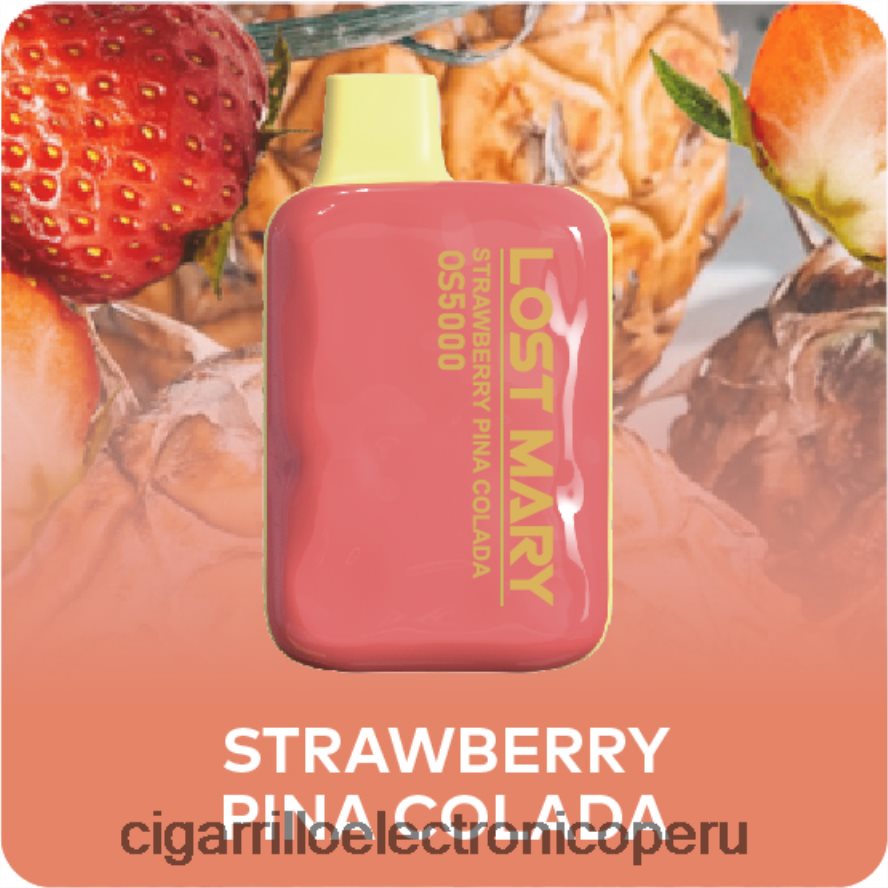 cigarrillo electrónico recargable | 6H04FF501 piña colada de fresa LOST MARY OS5000