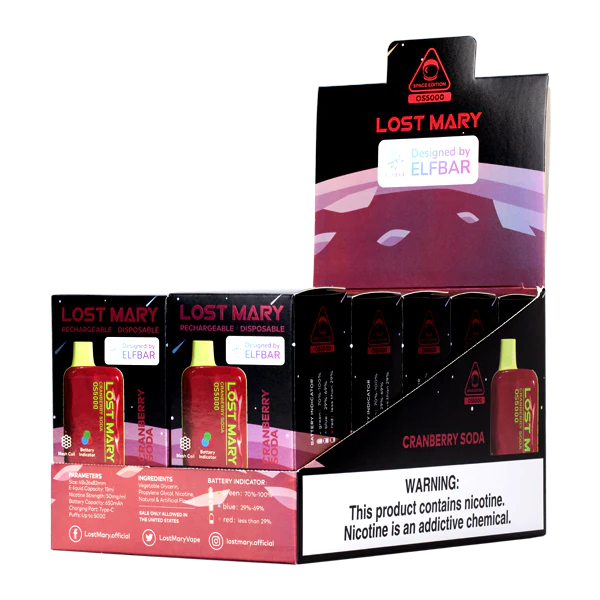 cigarrillo electronico Peru | 6H04FF109 refresco de arándano LOST MARY OS5000