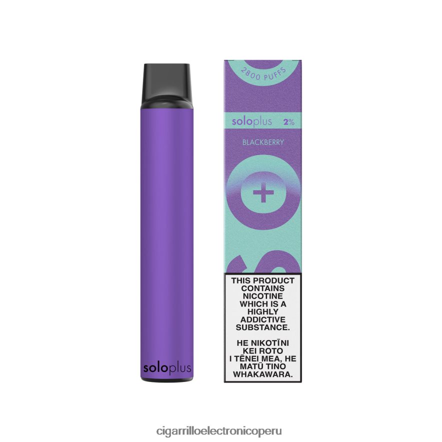 Cigarrillo Electrónico Precio Peru - Solo Plus colección paraíso vape desechable zarzamora Z2V80838