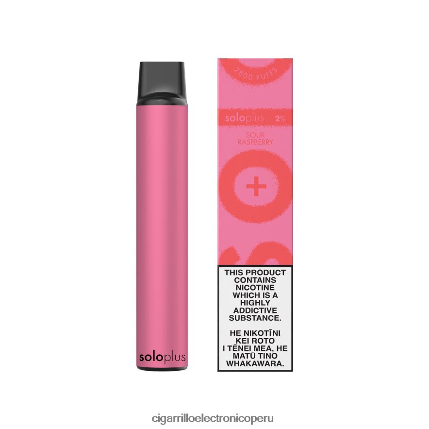 Cigarrillo Electrónico Precio - Solo Plus vaporizador desechable frambuesa agria Z2V80835