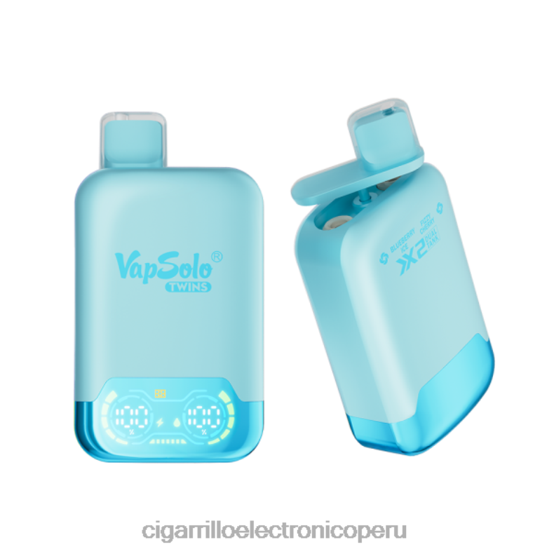Cigarrillo Electrónico Vape - Vapsolo TWINS vaporizador desechable hielo de arándanos y cereza gaseosa 0ND28121