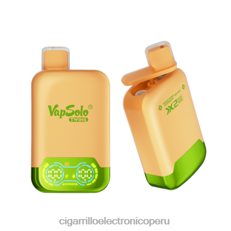 Cigarrillo Electrónico Vuse Go - Vapsolo TWINS vaporizador desechable sandía mango naranja y red bull 0ND28124