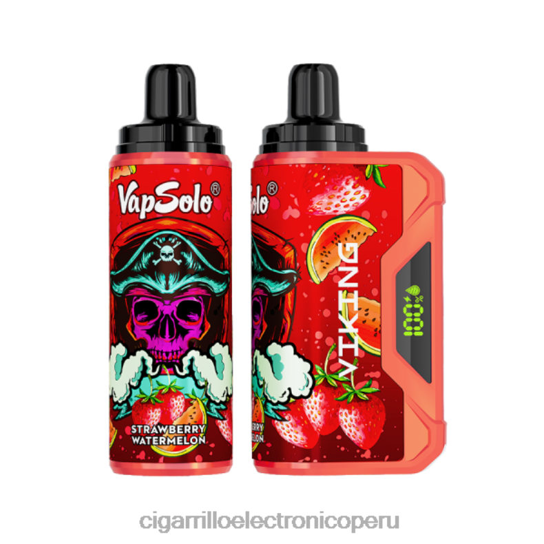 Cigarrillo Electrónico Waka - Vapsolo VIKING vaporizador desechable sandia fresa 0ND28140