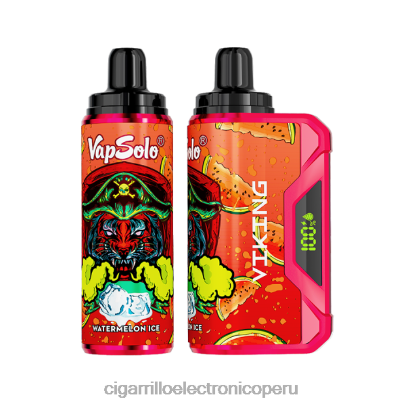 Cigarrillo Electronico Peru - Vapsolo VIKING vaporizador desechable hielo de sandia 0ND28142