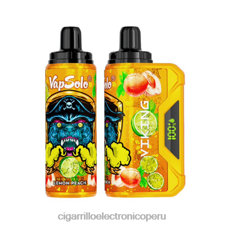Vaporizador Desechab - Vapsolo VIKING vaporizador desechable durazno limon 0ND28135
