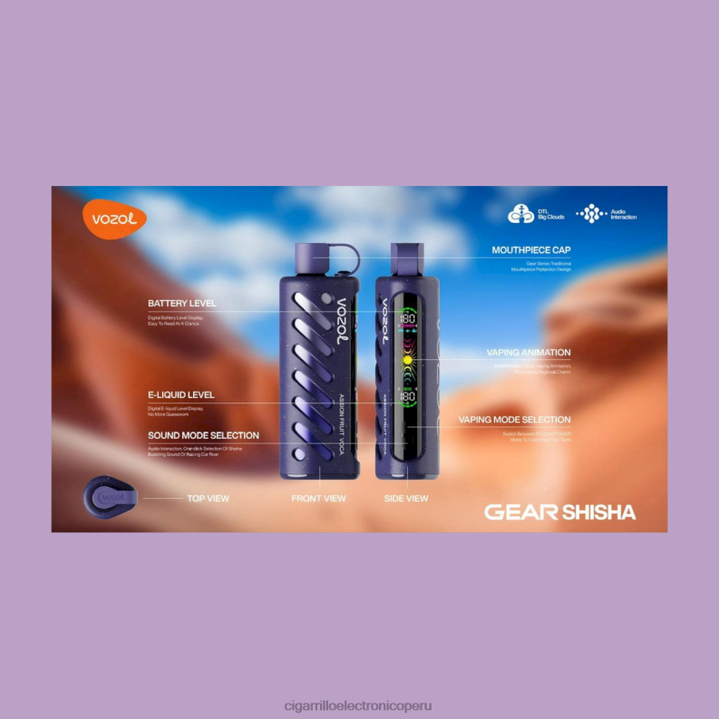 Cigarrillo Electrónico Vape - VOZOL engranaje shisha 25000 multi L8NR81